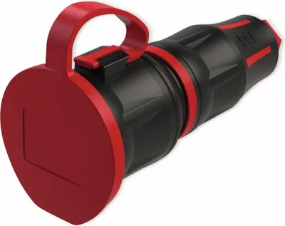 Immagine prodotto di Giunto di messa a terra PCE TopTaurus2, con coperchio, nero/rosso