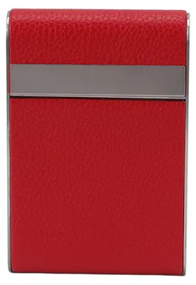 Produktbild von Zigarettenetui mit großem Fassungsvermögen für 20 Zigaretten, schlichtes, elegantes und schlankes Etui für Damen, Herren, Büro und Reisen.