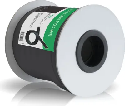 Produktbild von PureMounts Kabelschlauch Polyester, 50,0 m Rolle, schwarz, dehnbar 20 mm Universeller Kabelschlauch aus Polyester für saubere Kabelführung (PM-SOCKS-20B-50)