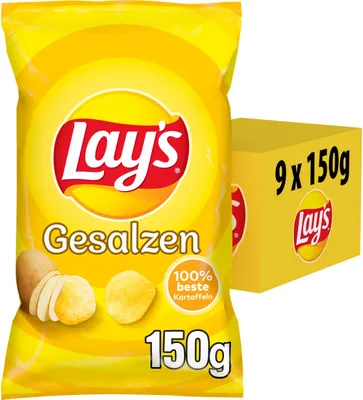 Produktbild von Lay's Gesalzen 9X150G