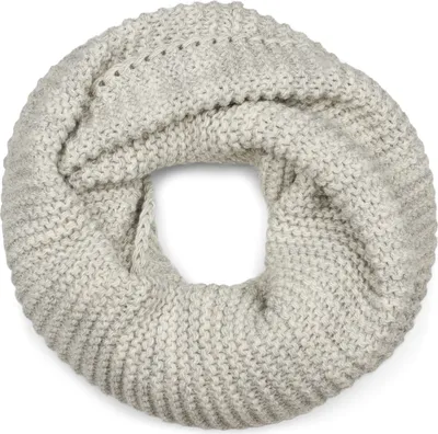 Produktbild von styleBREAKER Damen Strick Loop Schal Einfarbig mit Linksstrick Muster, warmer Winter Strickschal, Schlauchschal 01018166