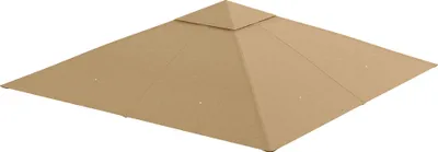Obrázok produktu pre Fortuna Lai Strecha pavilónu Náhradná strecha pre pavilón 2,98 x 2,95 m Ochrana proti slnku Polyester Béžová, odolná voči poveternostným vplyvom a UV žiareniu