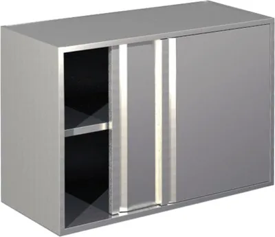 Produktbild von KBS Wandhängeschrank 1200x400x800 mm mit Schiebetüren und Zwischenboden