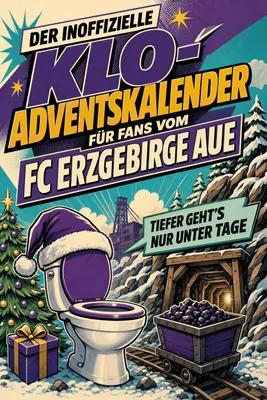 Produktbild von Der inoffizielle Klo-Adventskalender für Fans vom FC Erzgebirge Aue