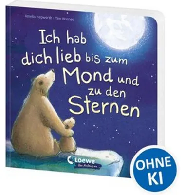 Produktbild von Ich hab dich lieb bis zum Mond und zu den Sternen