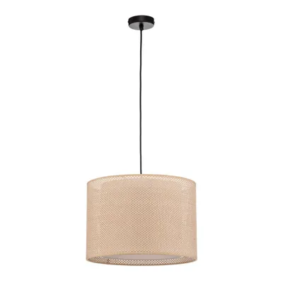 Produktbild von Lindby Hängeleuchte Soula, Ø 40 cm, beige, Kunststoff, E27
