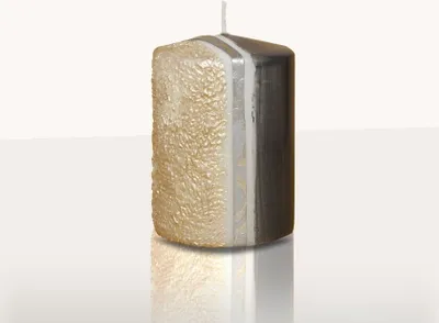 Produktbild von Designkerze Atica  Stumpenkerze Anthrazit 100 x Ø 70 mm