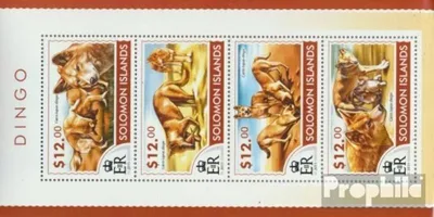 Produktbild von Briefmarken Salomoninseln 2015 Mi 3167-3170 Kleinbogen (kompl. Ausg.) postfrisch Dingos
