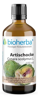 Produktbild von Bioherba Artischocke Cynara scolymus L. Tropfen Tinktur 100 ml
