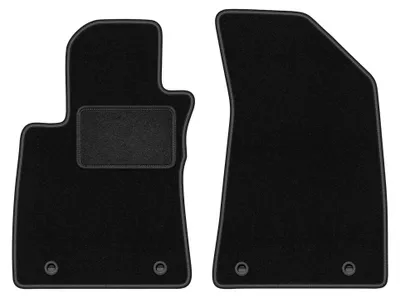 Immagine prodotto di Tappetini anteriori in moquette per MG ZS II dal 2022 (crossover) – 2 pezzi, neri, su misura – Wielganizator LUX