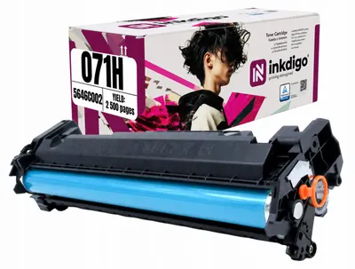 Produktbild von Inkdigo Toner 071H ohne Chip für Canon i-SENSYS LBP-122dw, MF272dw, MF275dw – Schwarz, 2500 Seiten,, KI-generiertes Bild