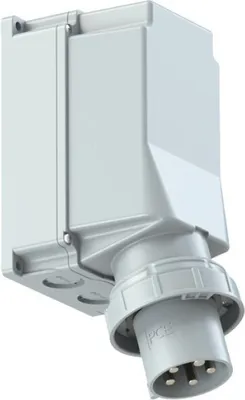 Produktbild von PCE CEE-Wandgerätestecker 125A 5p 1h IP67 POWER TWIST