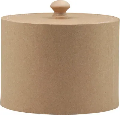 Produktbild von Rundbox aus Pappe mit Deckel Ø 13,5x10 cm