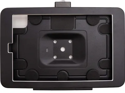 Produktbild von SYSTEM-S Wandhalterung abschließbar für iPad Mini 6 (2021 A2567 A2568 A2569) in Schwarz
