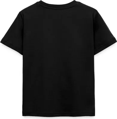 Produktbild von Spreadshirt PJ Masks Gruppenbild Eulette Gekko Catboy Kinder T-Shirt, 122/128 (7-8 Jahre), Schwarz