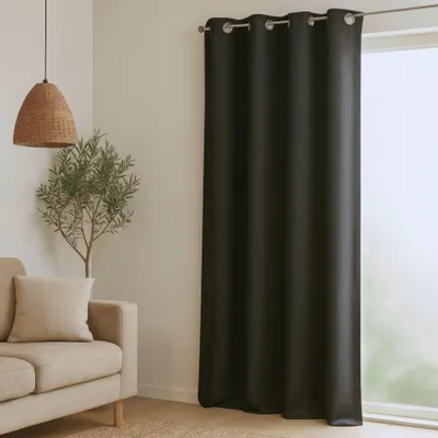 Produktbild von Vorhang 100% verdunkelnd Ignifugé M1 Schwarz