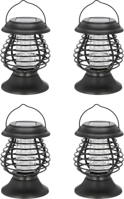Produktbild von 4x Solar UV Insektenvernichter Mückenfalle Akku Moskito Killer Insektenfalle Mückenlampe Mückenfalle Insektenkiller