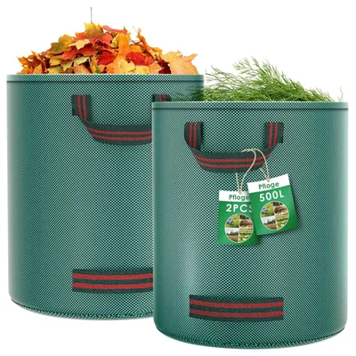 Obrázek produktu pro Sada 2 zahradních odpadkových pytlů o objemu 500 litrů s uchy