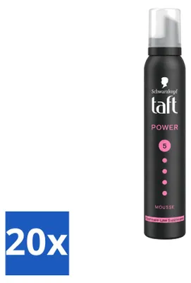 Produktbild von 20 x Taft Power Cashmere Haarmousse - 200 ml - Vorteilspackung - 20 Stücke