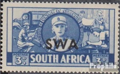 Produktbild von Briefmarken Namibia - Südwestafrika 1941 Mi 222 mit Falz Rüstungsbilder