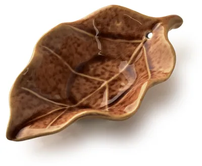 Productafbeelding van Kadzidhouder, 14x8x4 cm, bladmotief