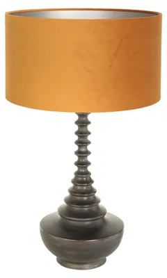 Productafbeelding van Unieke tafellamp Bois met gouden kap