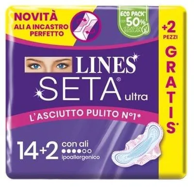 Imagen del producto de LINES SETA ULTRA 14+2, 16 unidades