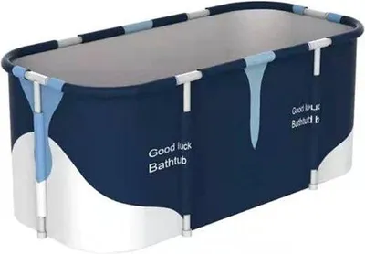 Produktbild von Famanu Faltbare Badewanne - Tragbare Badewanne für Erwachsene - 140x60x50CM - Vouwbad