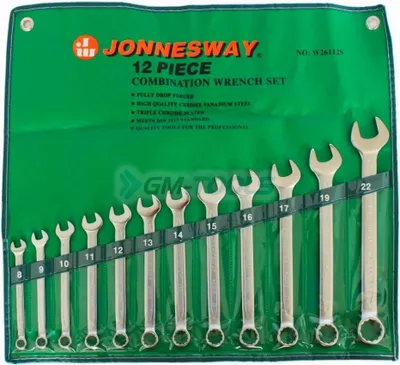 Produktbild von Jonnesway Tools W26112S - Maulschlüsselsatz  (12 Stück, 8-22 mm)