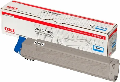 Produktbild von Toner Oki C9600/C9650 cyan Packung mit 6 Stück