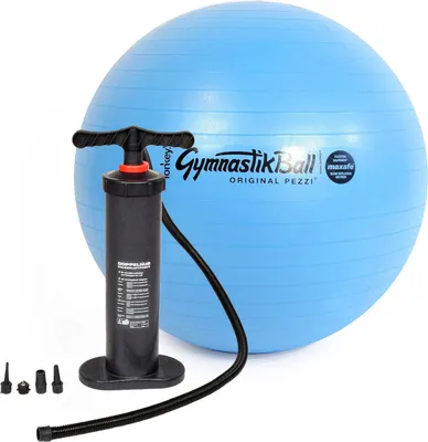 Zdjęcie produktu dla Oryginalna piłka gimnastyczna Pezzi® MAXAFE z pompką - jasnoniebieska