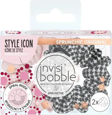 Zdjęcie produktu dla Invisibobble Sprunchie elastyczne gumki do włosów British Royal Ladies Who Sprunch, 2 sztuk