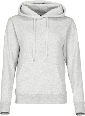Produktbild von Fruit of the Loom Ladies Classic Kapuzen-Sweat Farbe: graumeliert + GRATIS MyShirt Stoffbeutel Größe: 2XL