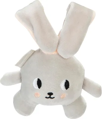 Immagine prodotto di Giocattolo per cani Beeztees, modello cucciolo, colore grigio, dimensioni 15 x 9 x 4 cm