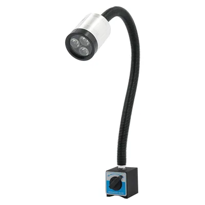 Zdjęcie produktu dla 6W Lampa tokarska Lampa maszynowa Lampa robocza LED Lampa na gęsiej szyi (kwadratowa podstawa magnetyczna)