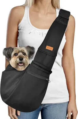 Produktbild von Hundetasche, Tragetasche für kleine Hunde, verstellbarer Schultergurt, Reißverschlusstasche, für Reisen