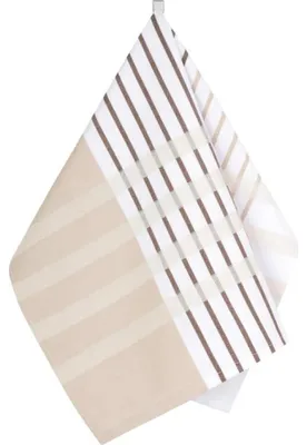 Image de Torchon 1 pièce - 50x70 cm - Brown,Beige