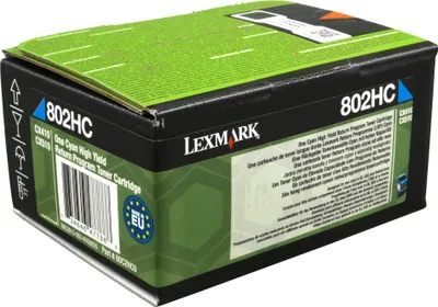 Produktbild von Lexmark 802HC, 3000 Seiten, Cyan, 1 Stück(e)