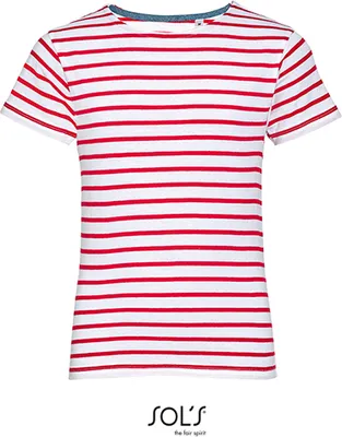 Produktbild von SOL´S Kids´ Round Neck Striped T-Shirt Miles