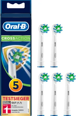 Produktbild von Oral-B CrossAction, 5 Stück(e), Weiß, Oral-B