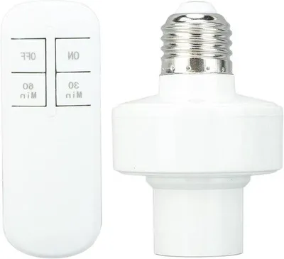 Image de Lampe pour prise électrique sans fil avec contrôle à 360 degrés – Simple