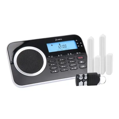Produktbild von OLYMPIA Protect 9630 das neue drahtlose GSM Alarmanlagen-Set, Schwarz