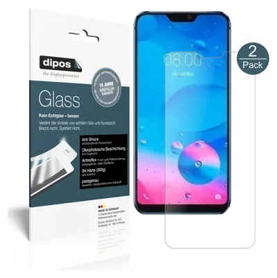 Produktbild von 2x Schutzfolie für Hisense H20 matt - Anti-Shock 9H Folie dipos Glass