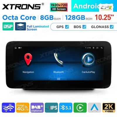 Produktbild von Xtrons QAM1250M12C5 Android 10,25 Zoll Multimedia Player Mercedes C-Klasse W205