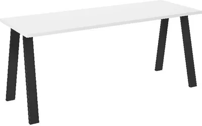 Produktbild von Esstisch KLEO Tisch Metallbeine 185x67 Weiß