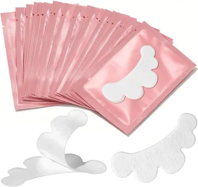 Produktbild von Wimperpads Untere Augenpads, 100 Paar, gebogene Form, für Wimpernverlängerung