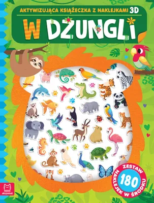Obrázok produktu pre W dżungli. Książeczka z naklejkami 3D