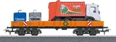 Produktbild von Märklin H0 00740-03 Märklin Start up - Niederbordwagen Kommunaldienst aus Display 00740