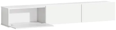 Produktbild von Schwebender TV-Schrank, Wandmontage, 3 Schubladen, viel Stauraum, 180 cm, Weiß