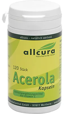 Immagine prodotto di allcura Acerola Capsule, 120 capsule